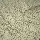 Abstract Animal Foiled EcoDelish Double Peached Melange Fabric | Blue Moon Fabrics