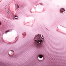 Brilliance Beaded with Rhinestone Stretch Mesh Fabric | Blue Moon Fabrics