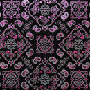 Bandana Foil Printed Spandex Fabric | Blue Moon Fabrics