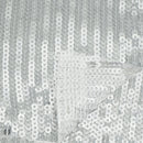 Flounce Fringe Stretch Mesh Sequin Fabric | Blue Moon Fabrics