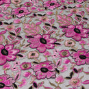 Genevieve Embroidered Mesh Fabric | Blue Moon Fabrics