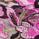 Genevieve Embroidered Mesh Fabric | Blue Moon Fabrics