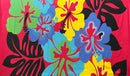Hibiscus Airbrush Flower Polyester Sarong | Islands Fabric