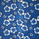 Hibiscus Traditional Tattoo Background Cotton Fabric | Islands Fabric