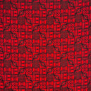 Traditional Polynesian Tapa Pattern Cotton Fabric | Islands Fabric