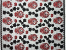 Black Hibiscus Flowers Tonga Seal Lace | Islands Fabric