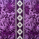 Areca Palm Tree Leaves Light Barkcloth Fabric | Islands Fabric