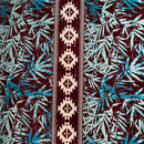 Areca Palm Tree Leaves Light Barkcloth Fabric | Islands Fabric