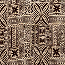 Polynesian Motif Barkcloth Fabric | Islands Fabric