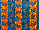 Hibiscus, Sea Turtle Rayon Challis Fabric | Islands Fabric