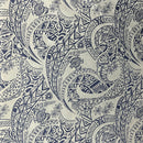 Tribal Tattoo w/Turtles Fabric | Chambray (Denim Look)