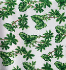 Emerald Jungle Peachskin Fabric | Islands Fabric