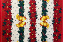 Golden Bow Poinsettia Holiday Polyester Fabric | Islands Fabric