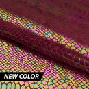 Illusion Anaconda Foil Printed Stretch Velvet Fabric | Blue Moon Fabrics