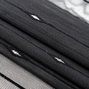 Linear Flocked Stretch Mesh Fabric | Blue Moon Fabrics