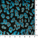 Leo Party Foil Printed Spandex Fabric | Blue Moon Fabrics