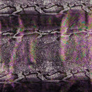 Mamba Foil Printed Spandex Fabrics | Blue Moon Fabrics