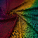 Multicolor Safari Spots Printed Spandex Fabric | Blue Moon Fabrics