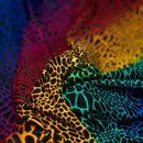 Multicolor Safari Spots Printed Spandex Fabric | Blue Moon Fabrics