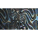 Sonic Swirl Embossed Foiled on Stretch Velvet Fabric | Blue Moon Fabrics