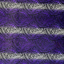 Purple colored Traditional Polynesian Tattoo Gradient Design Fabric
