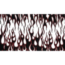 Fiery Glittered Flocked Stretch Mesh Fabric | Blue Moon Fabrics