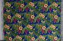 Hibiscus Plumeria & Tropical Leaves Sarong with Fringes | Islands Fabric