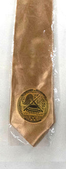 Gold colored American Samoa Seal Tie
