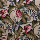 Elephant Ear & Palm Leaves Fabric