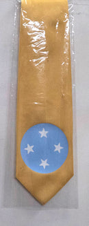 Yellow Seal of Federated States of Micronesia Tie