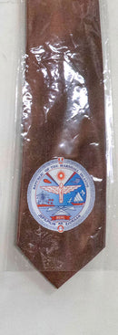 Brown colored Ties with Marshall Islands Seal